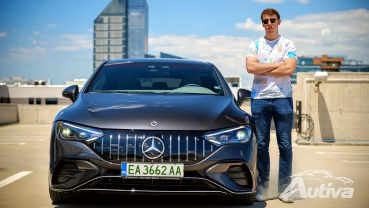 EQE 43 AMG की बाहरी विशेषताएं विशिष्ट हैं।