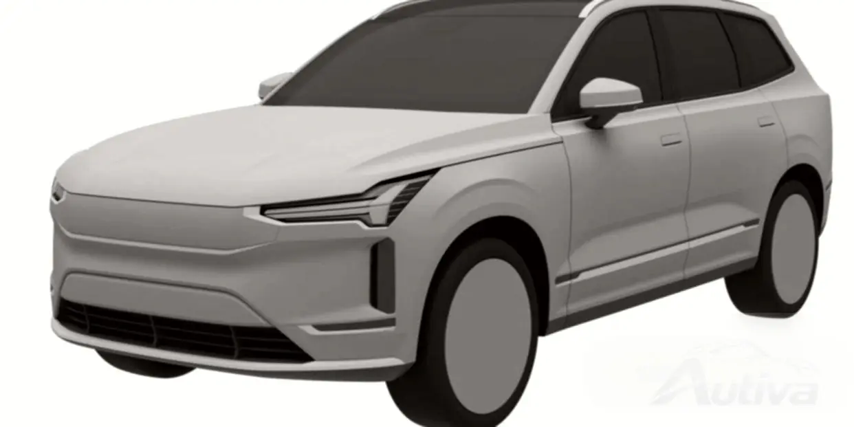 Volvo EXC90 EV dostrzeżone na niezapowiedzianych zdjęciach patentowych