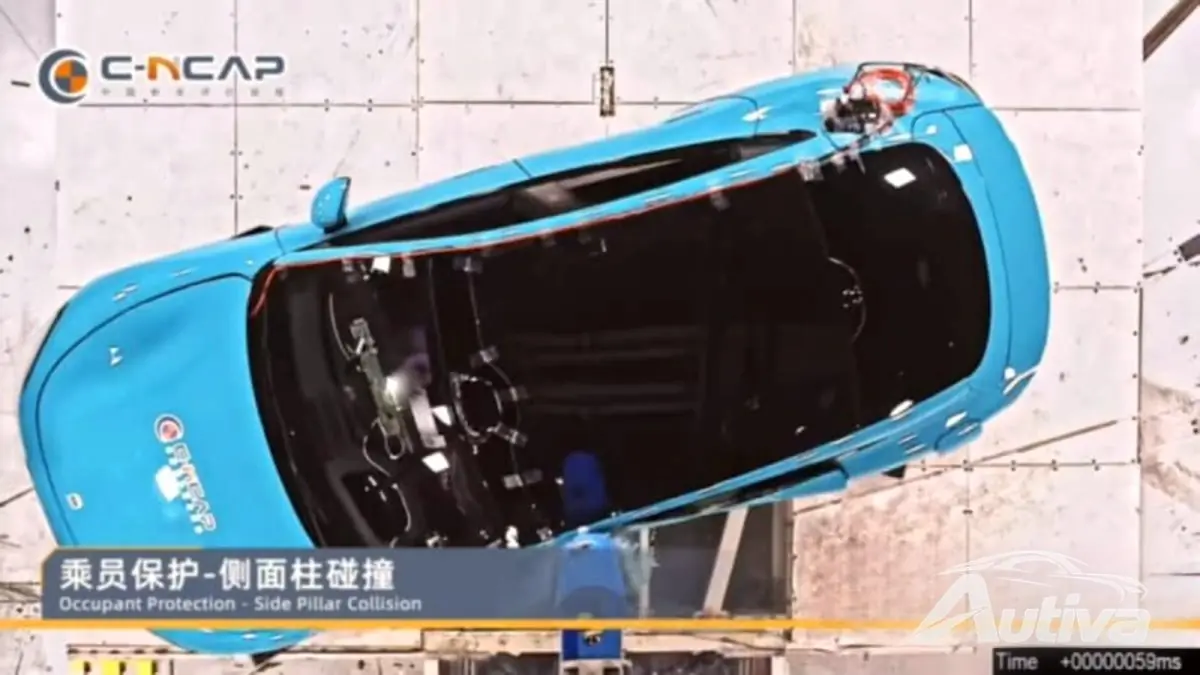 Xiaomi SU7 behaalt de hoogste veiligheidscijfers in Chinese crashtests