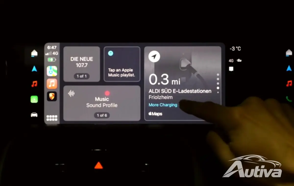 Apple CarPlay+ fa il suo debutto sulla Porsche Taycan 2025 8