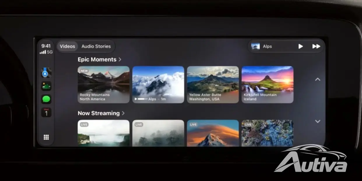 Apple presenta nuevas mejoras de CarPlay en iOS 27, que ahora admiten aplicaciones de vídeo