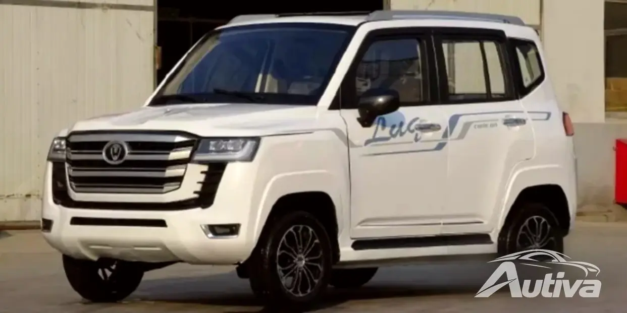 Kinesisk minimodellklon av Toyota Landcruiser utgitt