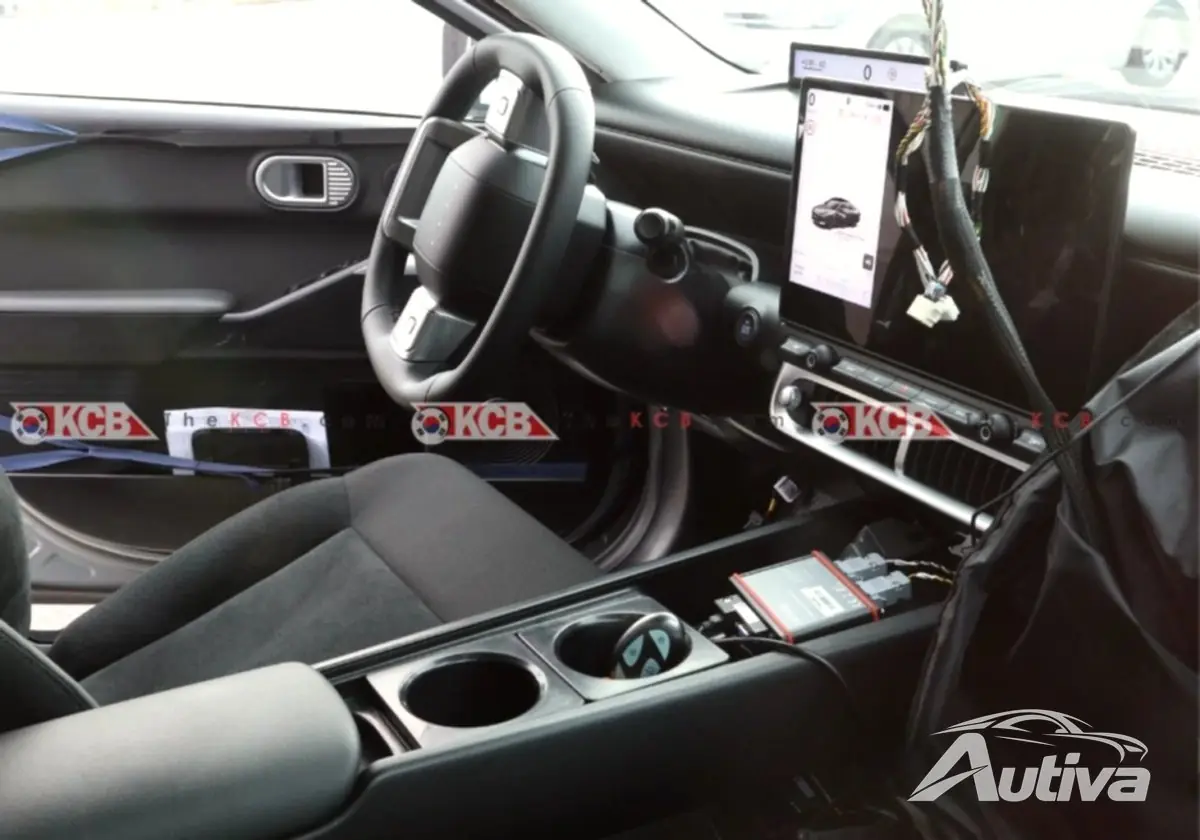 Hyundai Ioniq 3'ün iç mekanı (sızdırılan görseller)
