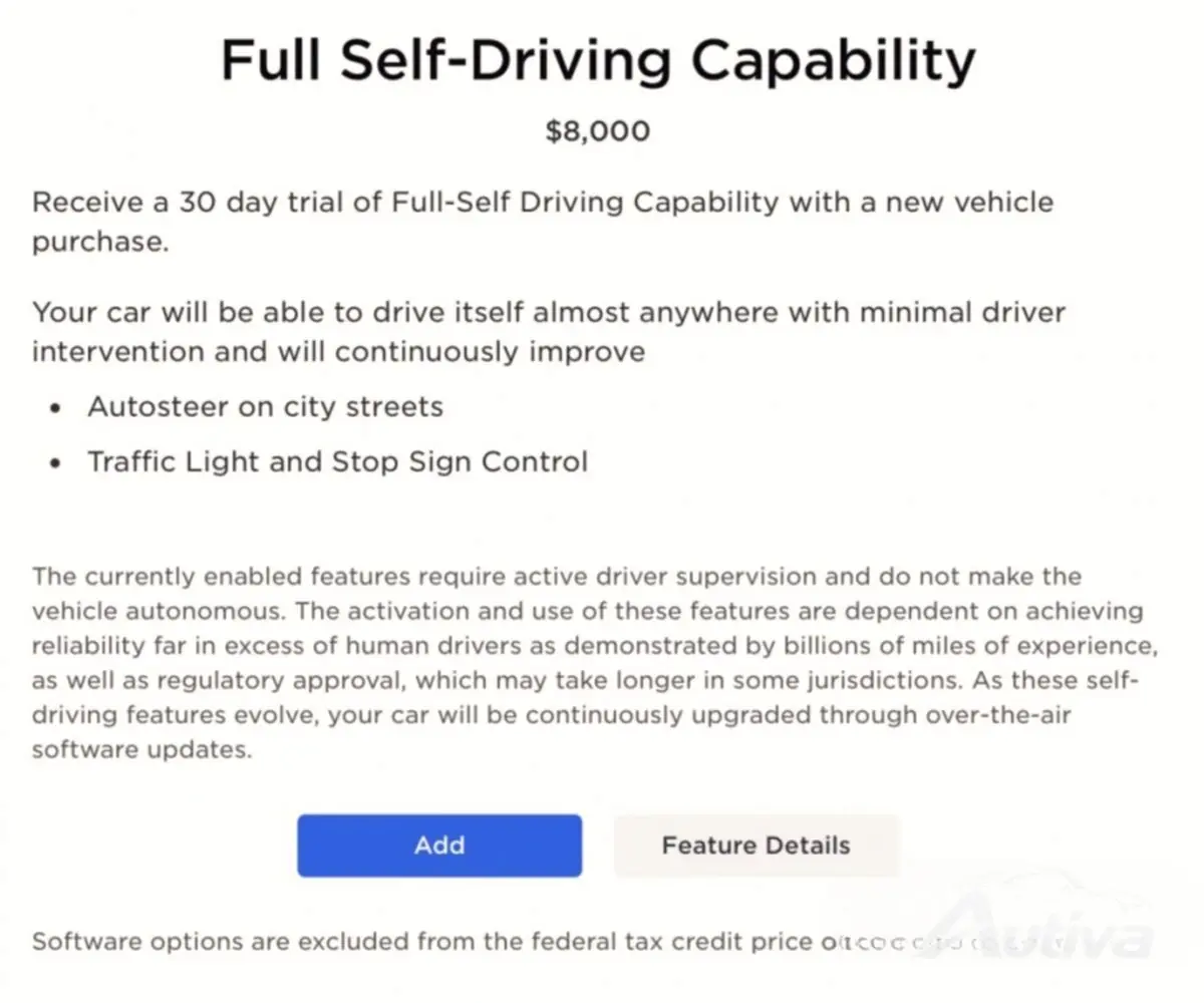 Tesla taglia il prezzo della FSD negli Stati Uniti e in Canada Tesla taglia il prezzo della FSD negli Stati Uniti e in Canada