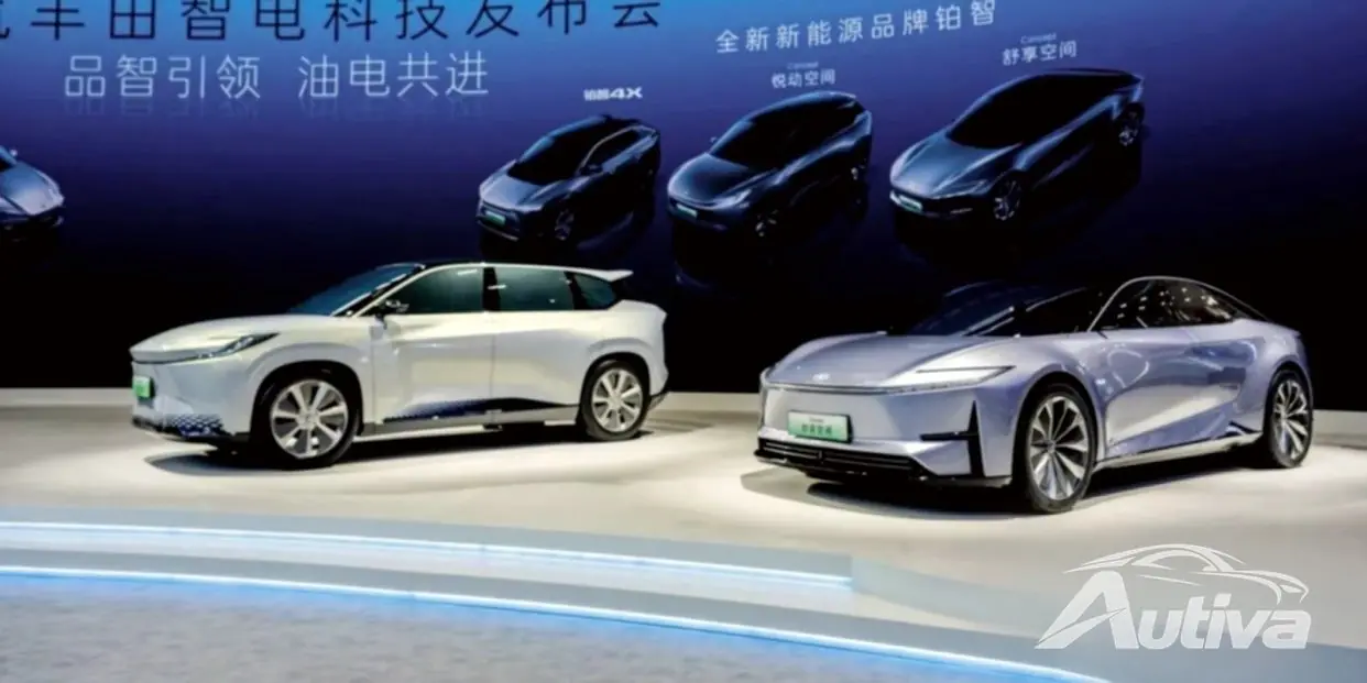 Toyota deutet eine schlanke elektrische Limousine und einen SUV an, um Tesla herauszufordern