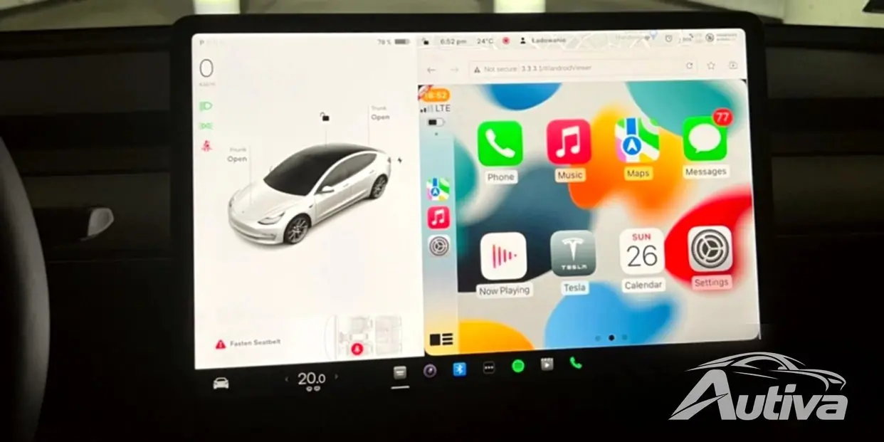 2 つの Raspberry Pi で Tesla で CarPlay が可能に