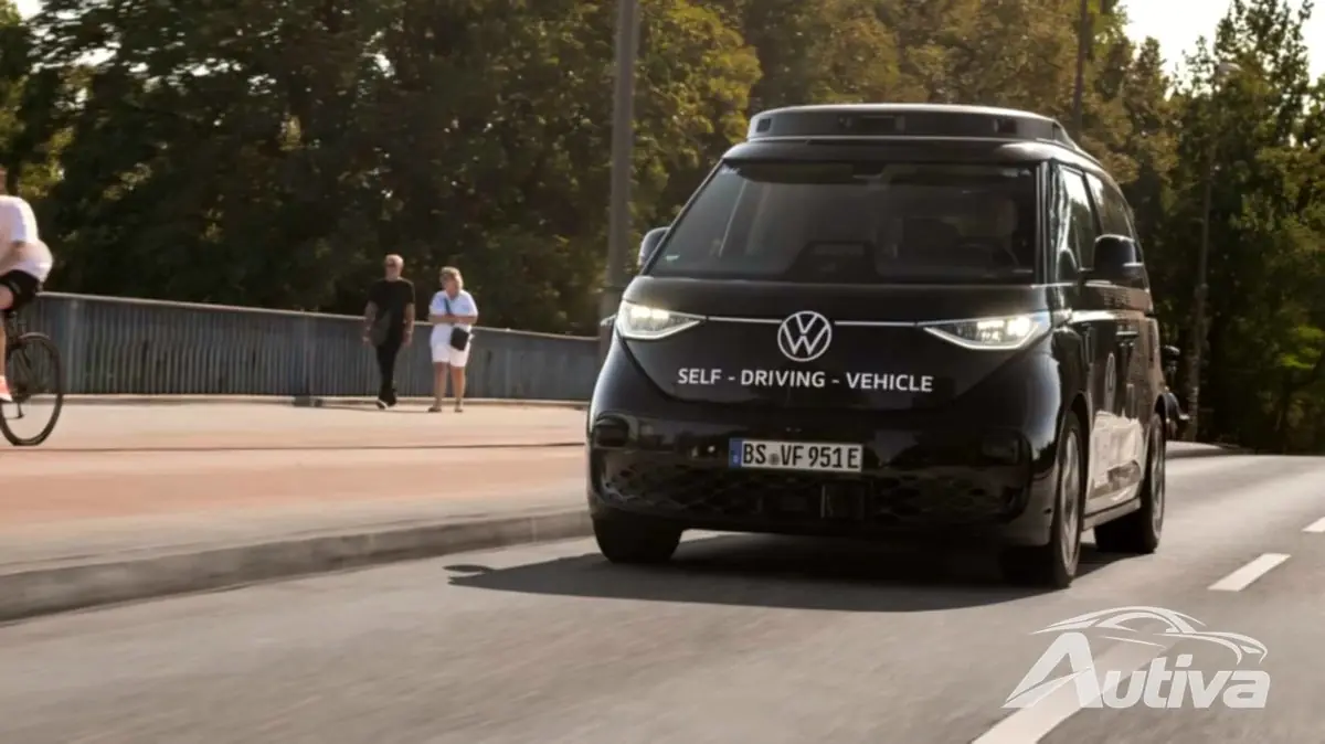 Selvkjørende VW ID. Buzz-testing i Los Angeles