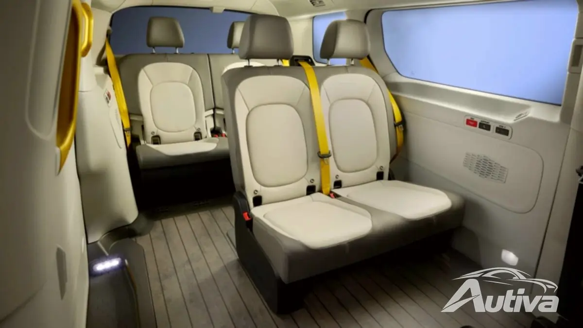 Wnętrze autonomicznego VW ID. Buzz
