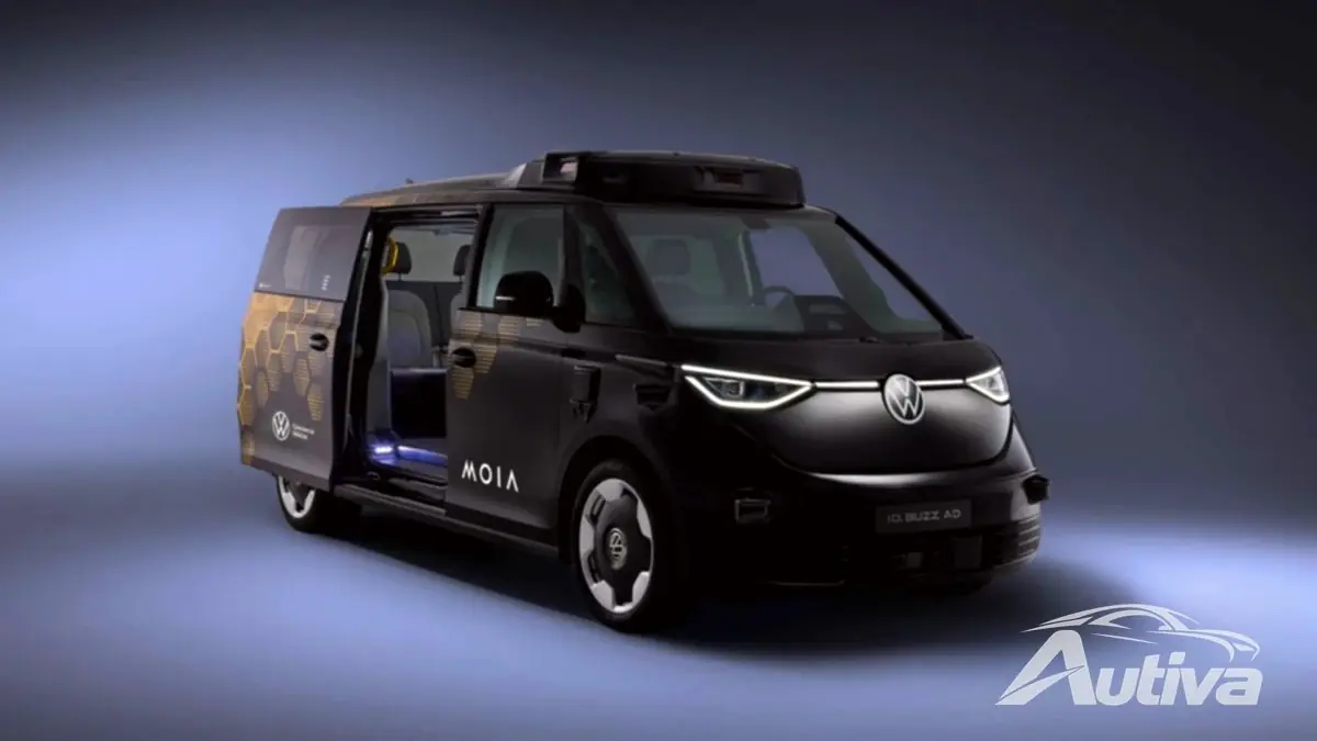 Self-driving VW ID. Buzz