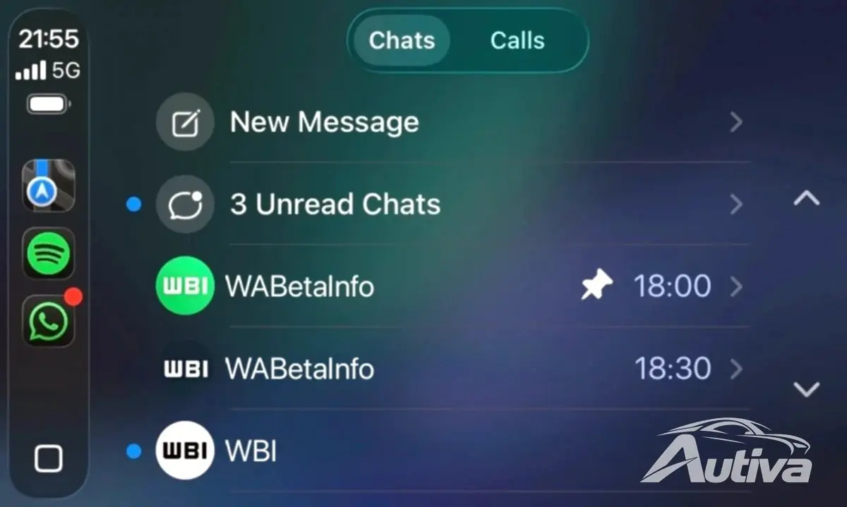 CarPlay uygulaması beta için WhatsApp