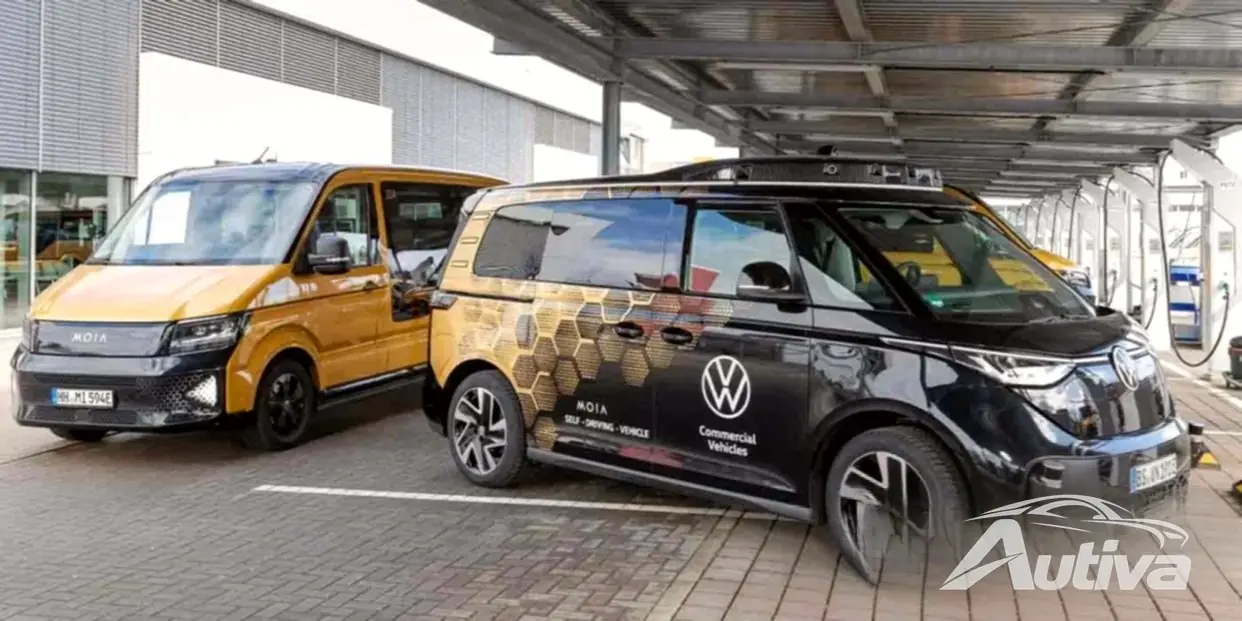 Niemcy debiutują flotą autonomicznych pojazdów elektrycznych Volkswagen ID.Buzz