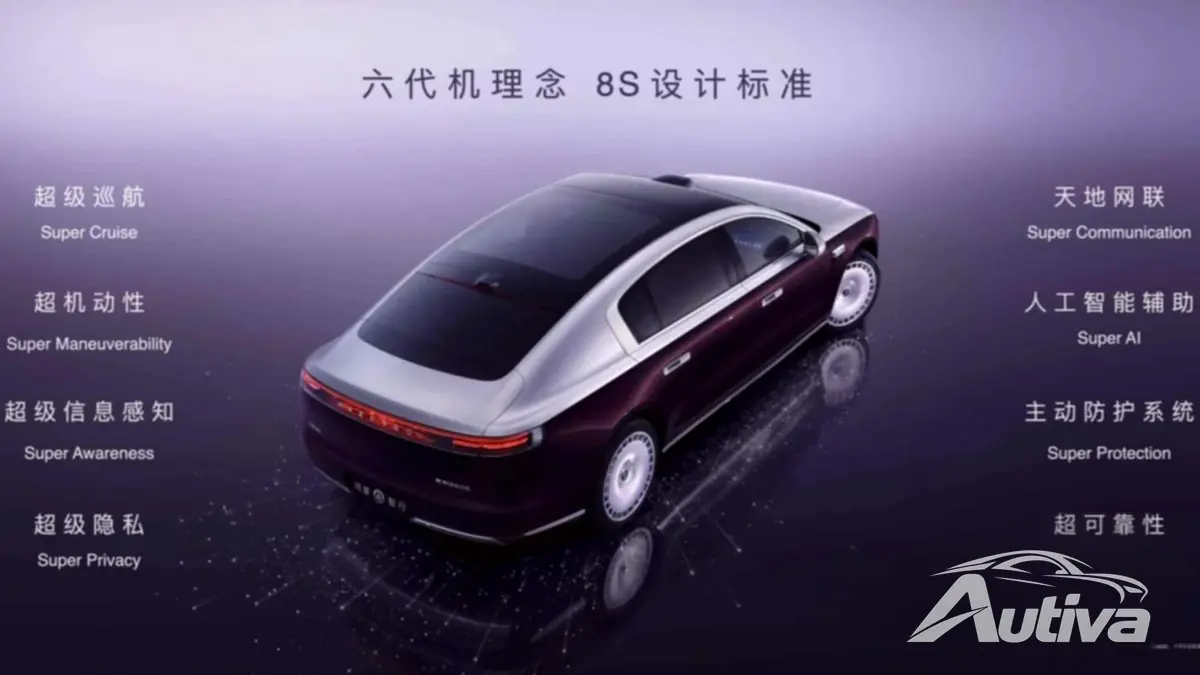 El nuevo vehículo eléctrico de lujo Maextro S800 de Huawei conquista el mundo