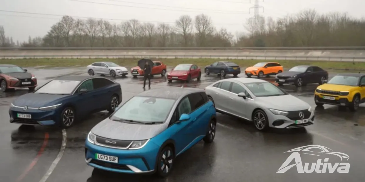 Mercedes EQE wint real-world wintertest tegen elf andere elektrische voertuigen