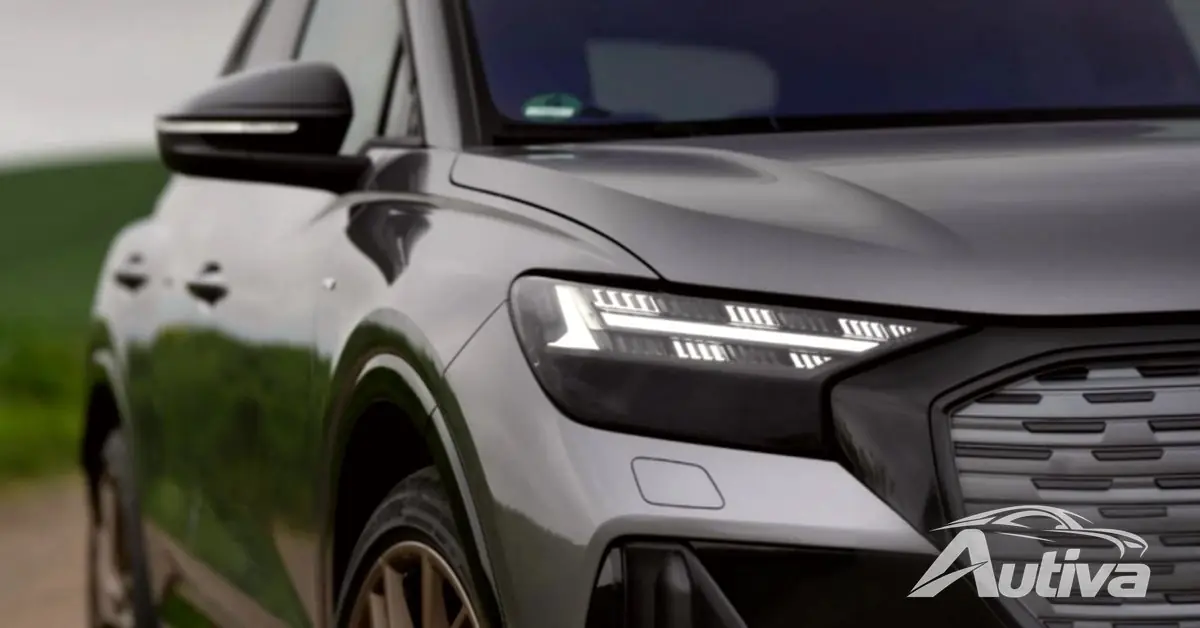Audi Q4 har en unik digital ljussignatur tack vare Matrix-strålkastare